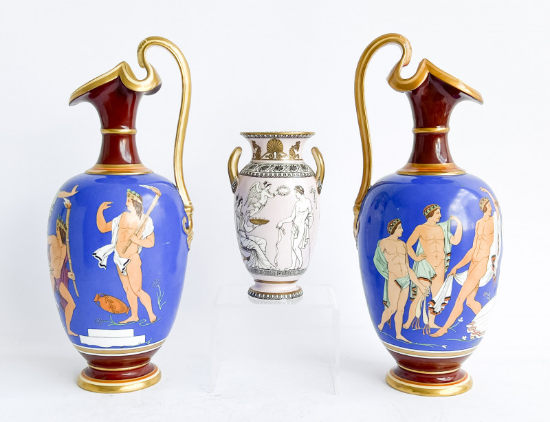 Samuel Alcock and Company - Greek-Revival Vases
