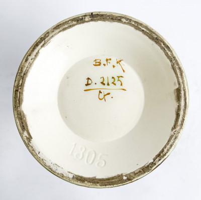 Charles Catteau for Boch Frères Keramis - Vase with Football Motif