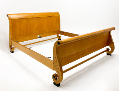 Image for Lot Baker Furniture Co. - Biedermeier Style King-Size Bed