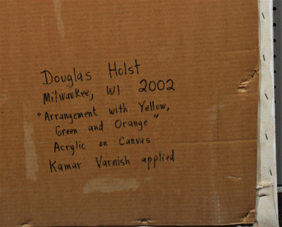 Douglas Holst - Arrangement with Yellow