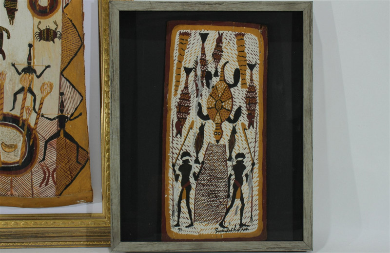 3 Aboriginal Works-Goobalathaldin - Kngwarreye