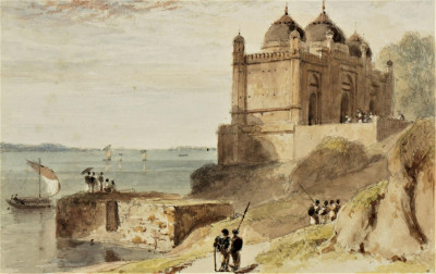 Image for Lot Attributed William Daniell - Jehanabad Gaut