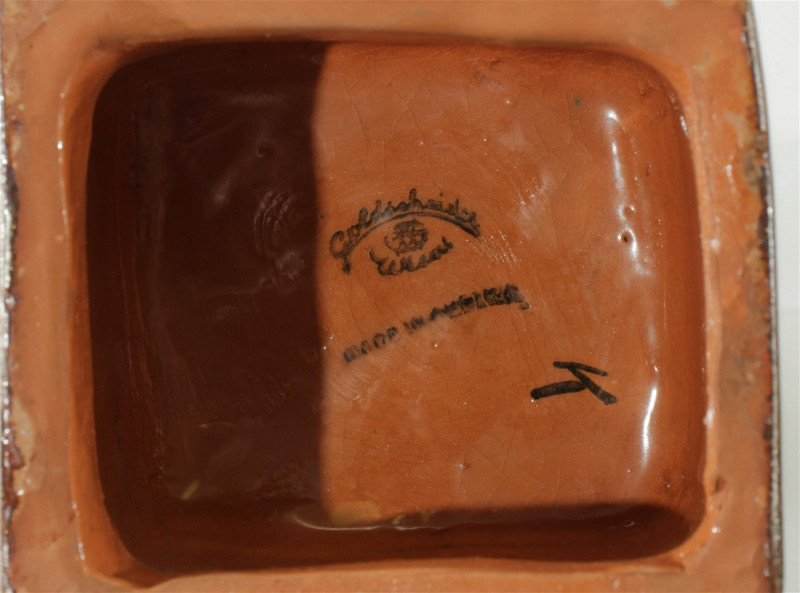 Goldscheider Ceramic Bust & C. Guedez Angel