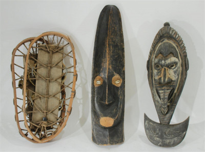 Group Lot of African Masks & Objects
