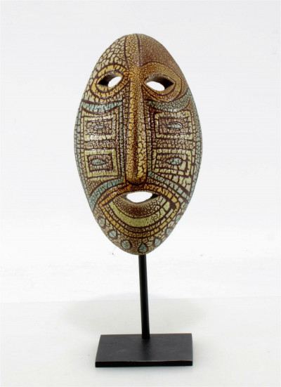 Image for Lot Slavik Palais/Accolay Ceramic Mask