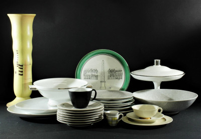 Image for Lot Art Deco Porcelain & Ceramics, Limoges & KPM