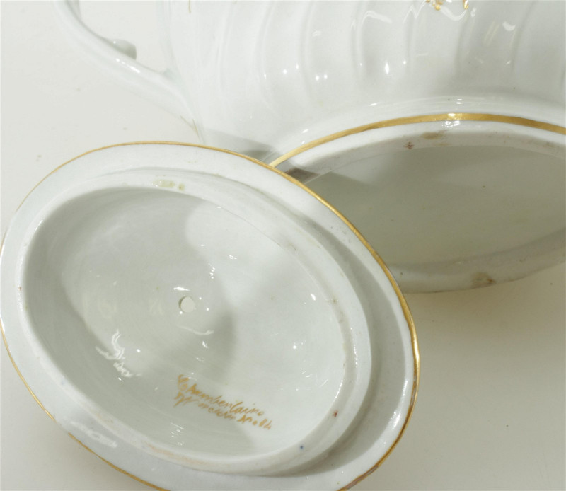 Five Antique 18/19C English Porcelain Teapots