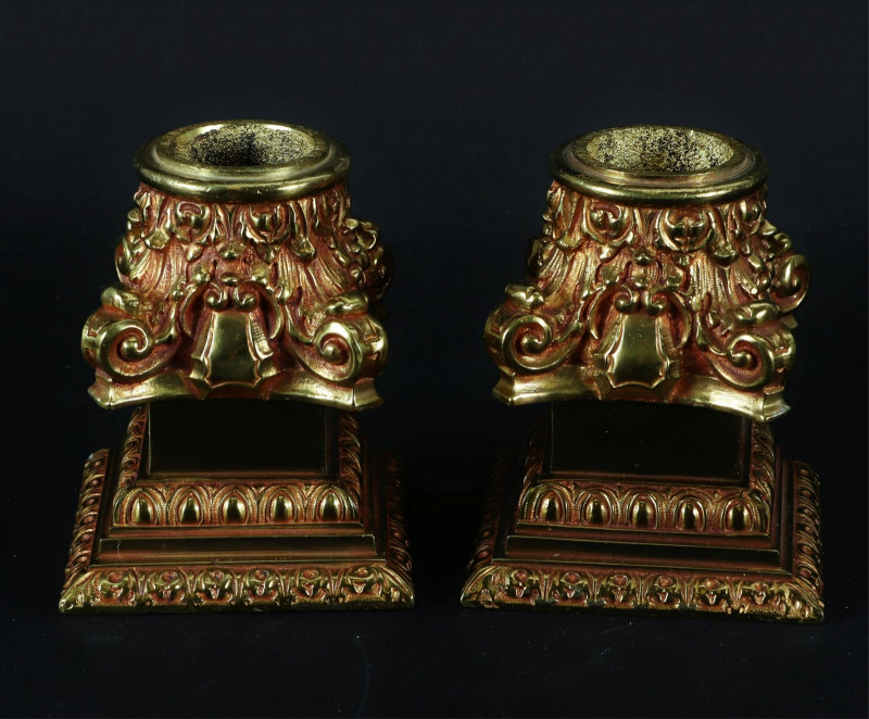 Pair of Classical Style Corinthian Capitols