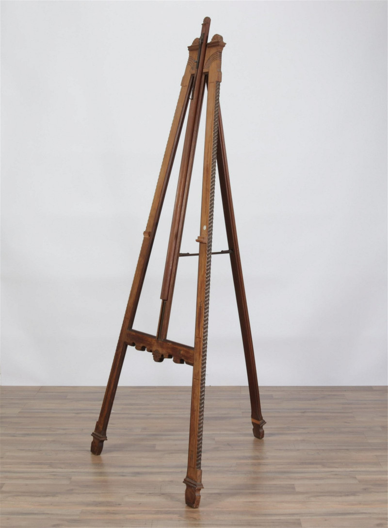Anglo Indian Teak Gallery Easel- Christie's