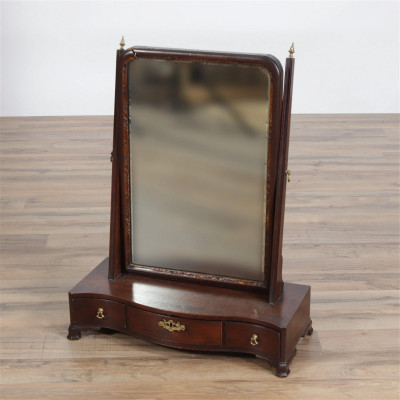Two Mirrors: 19C Shaving Stand and a Cheval Form