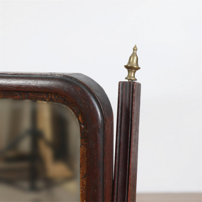 Two Mirrors: 19C Shaving Stand and a Cheval Form