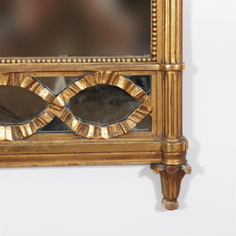 Classical Style Giltwood & Composition Mirror