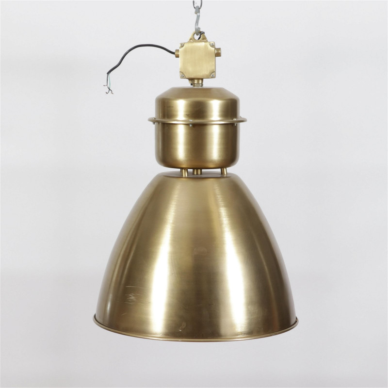 House Doctor Industrial Brass Lantern