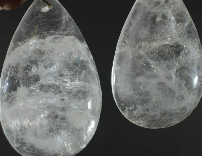 Box of Rock Crystal & Glass Chandelier Drops