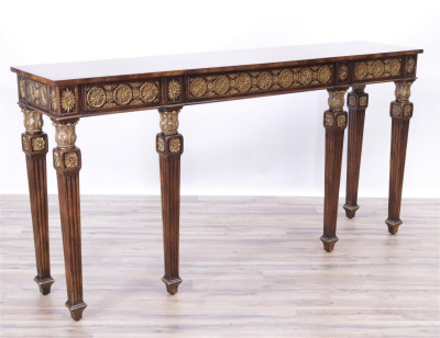 Image for Lot Theodore Alexander Parcel Gilt Mahogany Console