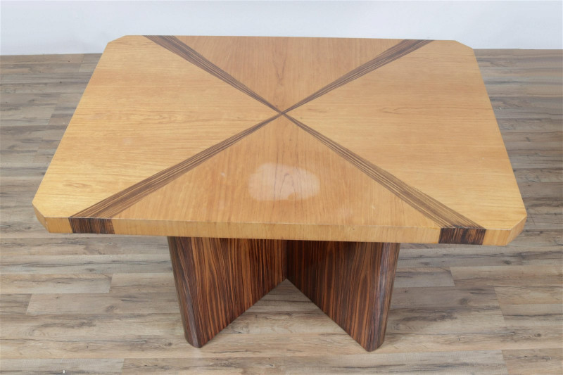 Art Deco Style Inlaid Rosewood Breakfast Table