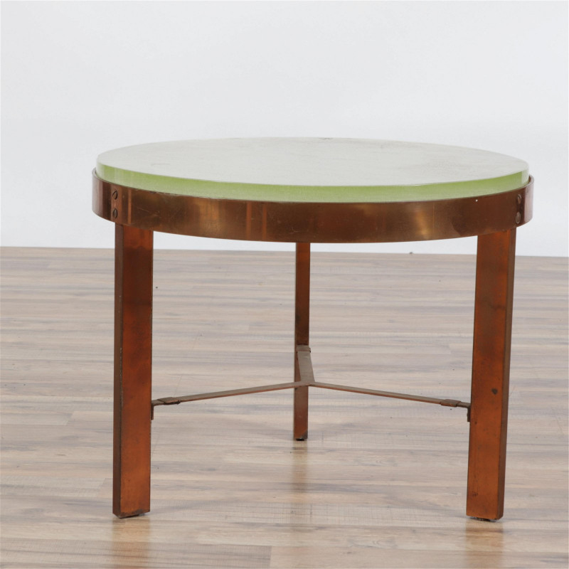 Art Deco Copper Patinated Table, c.1920