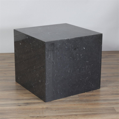2 Marble Square Tables/ Pedestals