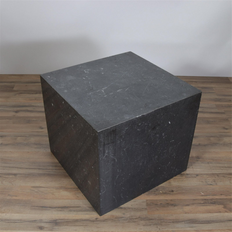 2 Marble Square Tables/ Pedestals