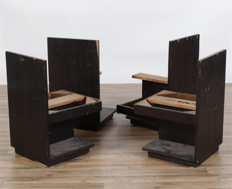 Four Richard Joseph Neutra Maximilian Karp Chairs
