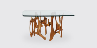 LOT 308 | Fred Brouard, bronze coffee table, c.1975&nbsp;