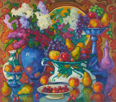 Image for Lot Andrei Gulyi - Tapestry Still life