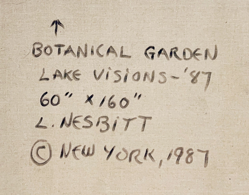 Lowell Nesbitt - Botanical Garden Lake Visions