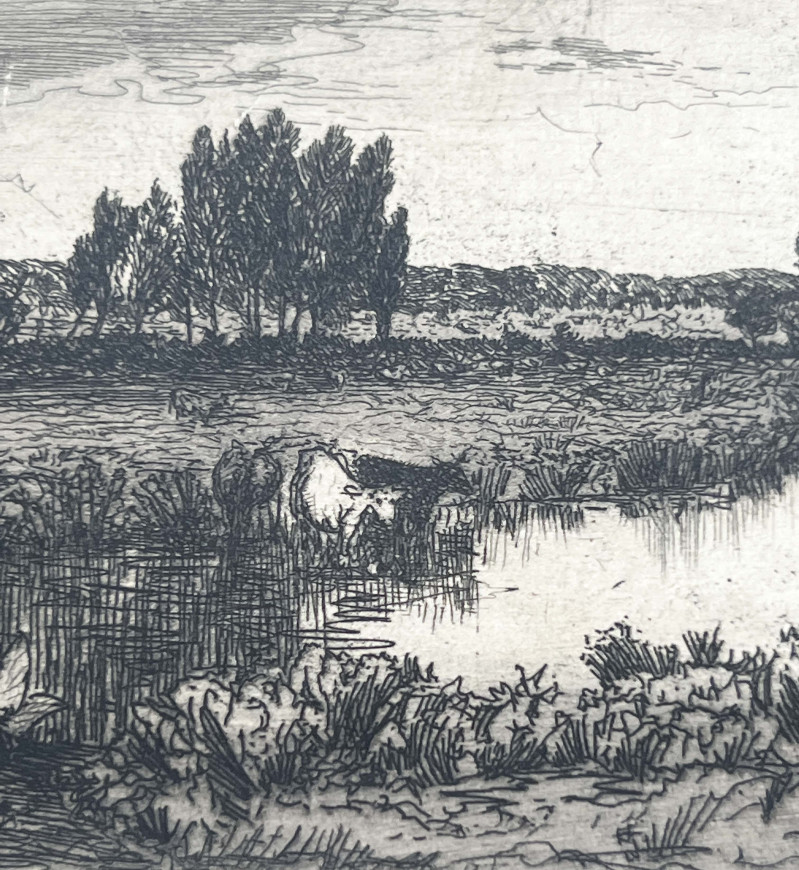 Mary Nimmo Moran - Cattle in a Pond