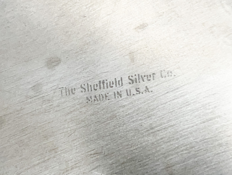 The Sheffield Silver Co. Silver-Plate Punch Bowl Harlequin Service