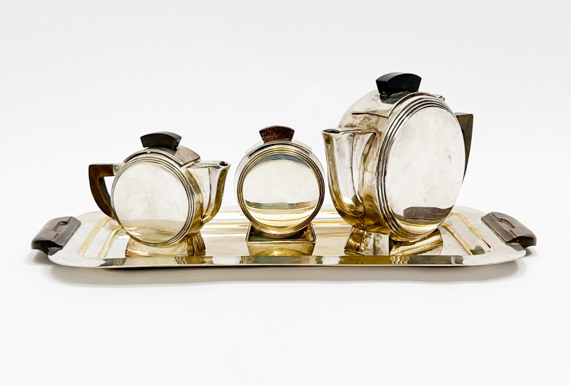 Escapade Paris Silver-Plate Tea Service - Capsule Auctions