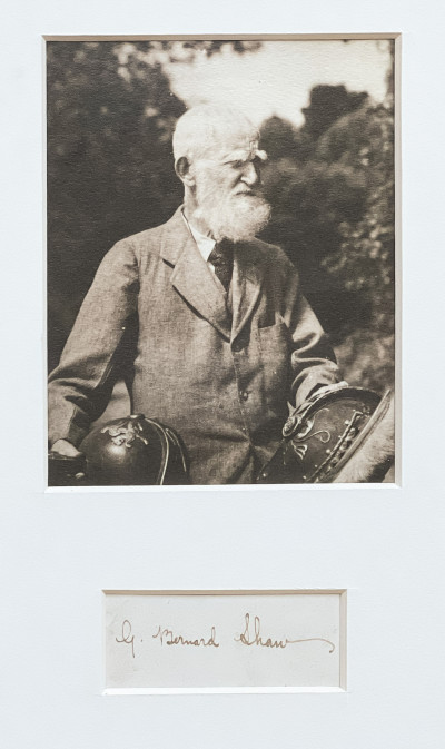 Image for Lot George Bernard Shaw Signature