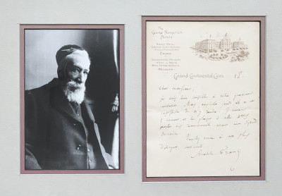 Image for Lot Anatole France Signed Letter