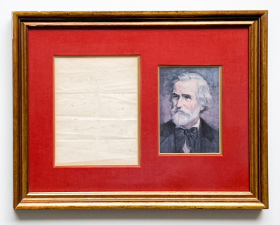 Verdi Signed Letter