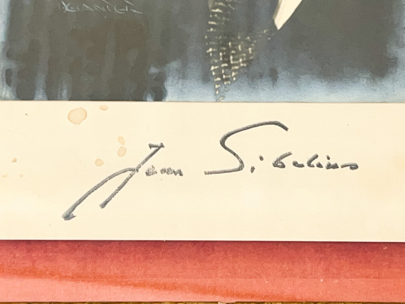Jean Sibelius Signed Photograph