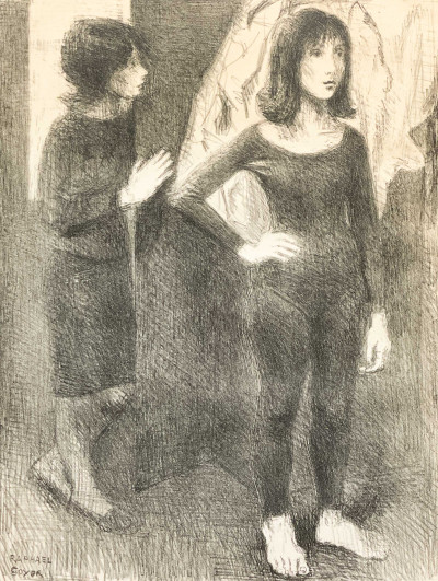 Image for Lot Raphael Soyer - Young Dancers