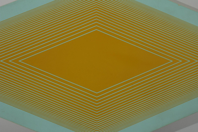Richard Anuszkiewicz - Yellow Rhombus, 1970