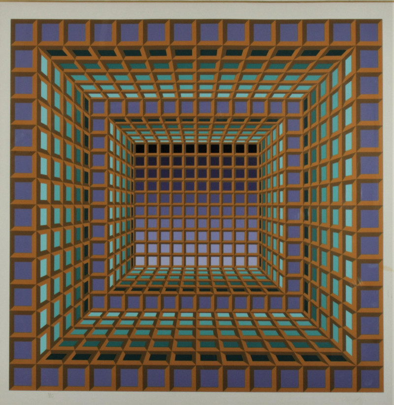 Victor Vasarely - Op Art Squares