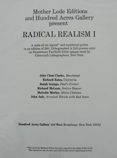 Mother Lode Editions - RADICAL REALISM I