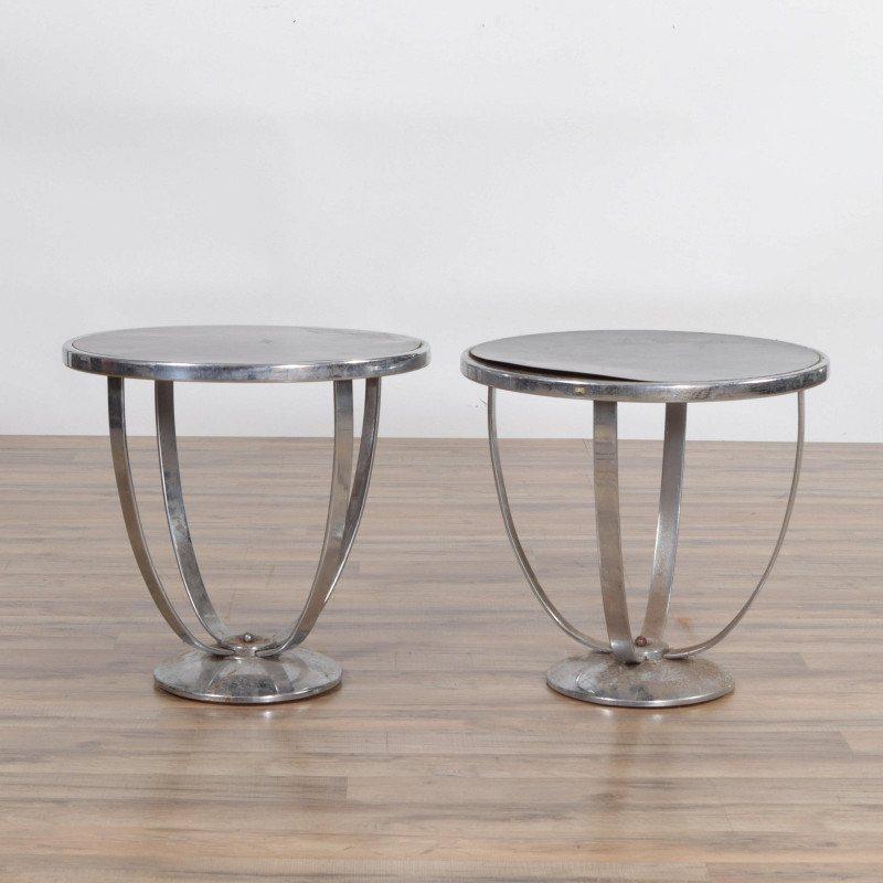 Pair of Wolfgang Hoffmann for Howell Side Tables