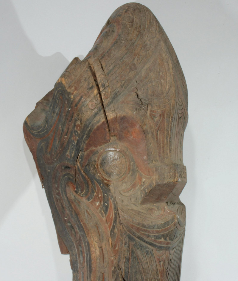 Antique Sumatra Carved Mask of Singa, Batah People