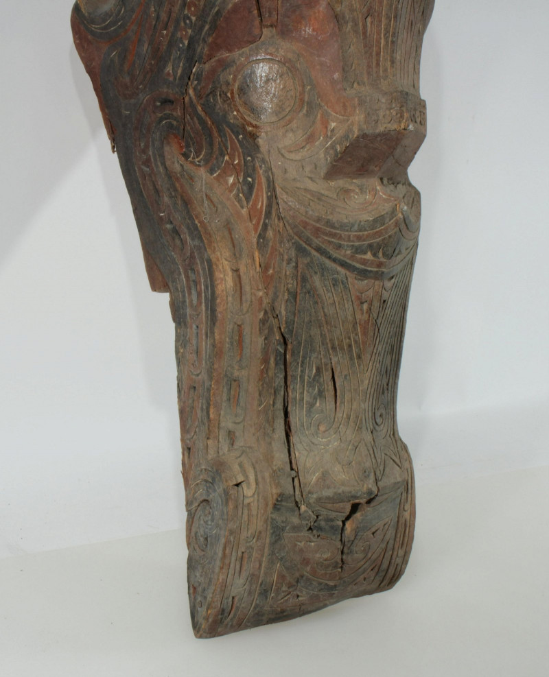 Antique Sumatra Carved Mask of Singa, Batah People