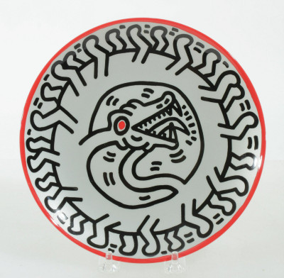 Keith Haring - Set of Four Plates