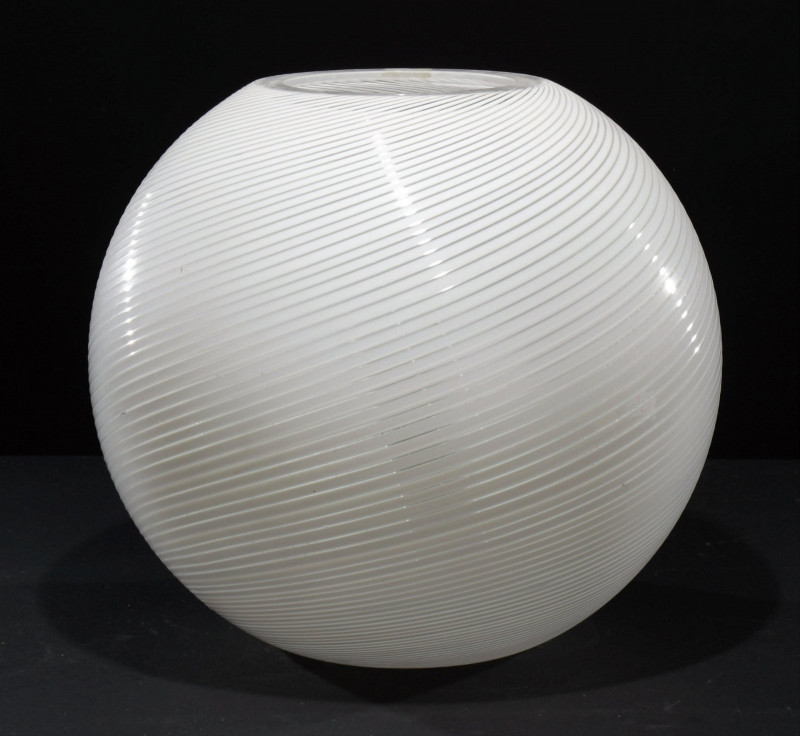 Cenedese Spiral Globe Table Lamp, Italian, 1975