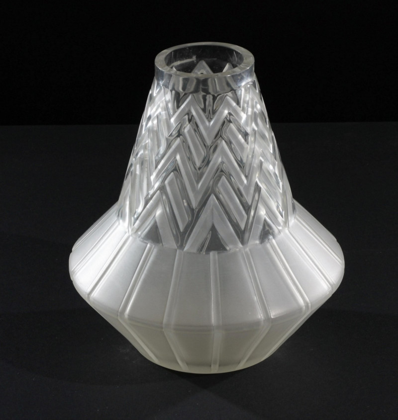Etling - Art Deco Glass Vase, 1930