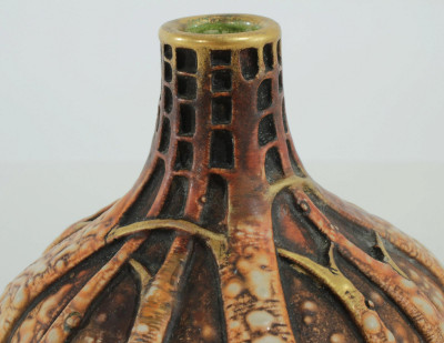 2 Amphora Porcelain Bud Vases, Early 20th C.