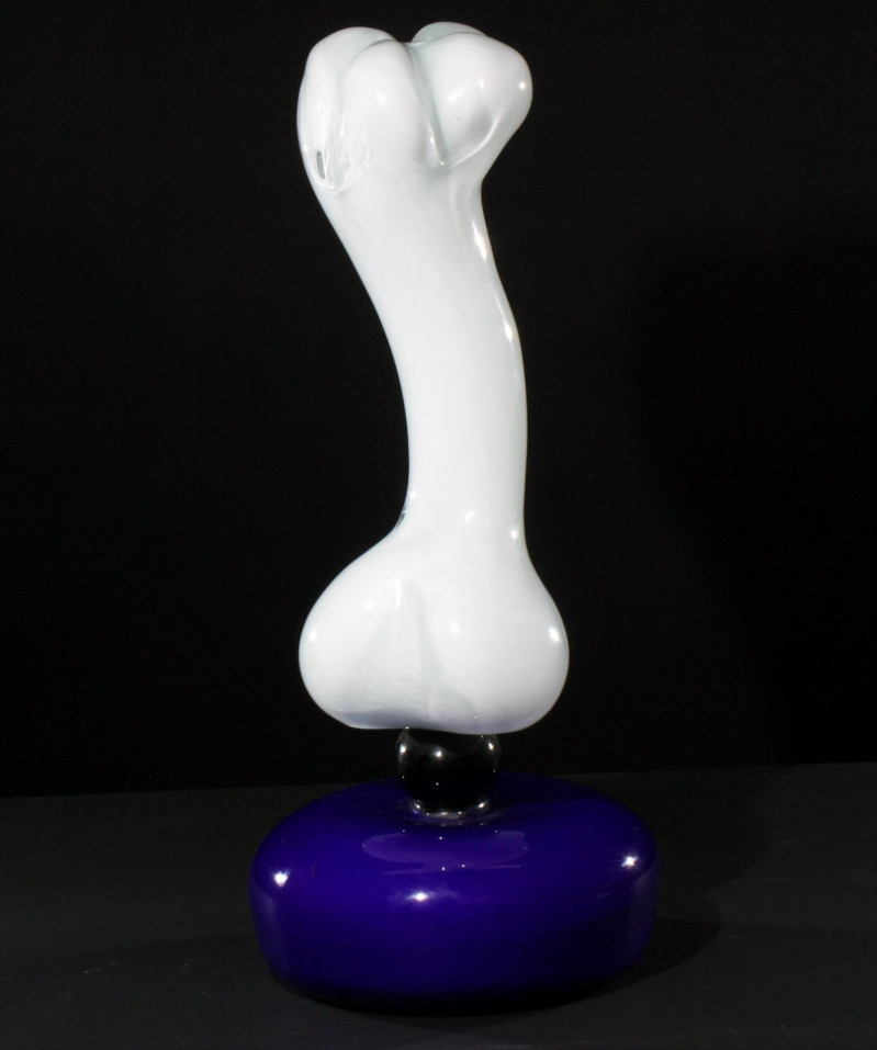 Peter Shire Vistosi - Glass Bone Sculpture, 1990