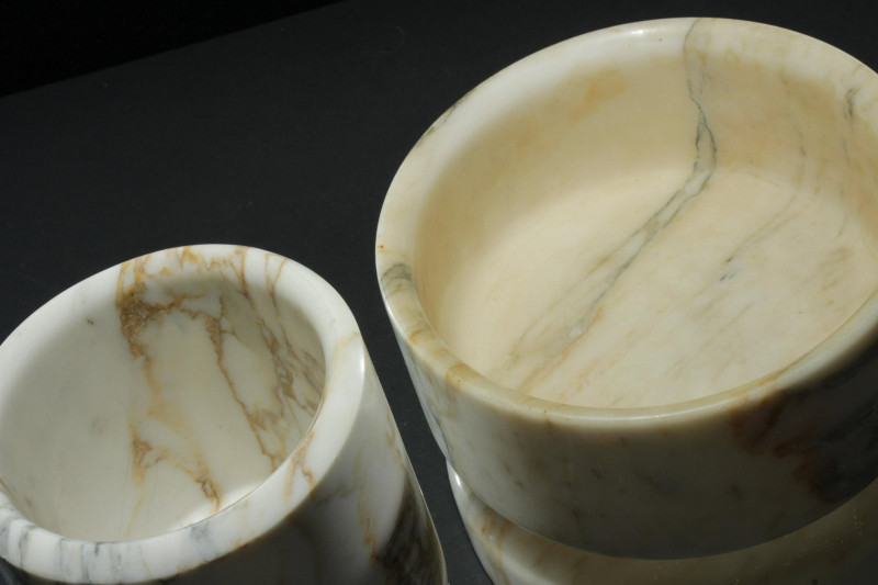 Angelo Mangiarotti for Knoll - Marble Bowl & Vase