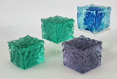Archimede Seguso - Murano Glass Cubes
