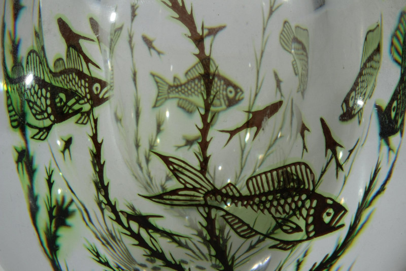 Edward Hald for Orrefors - Fish Graal Vase