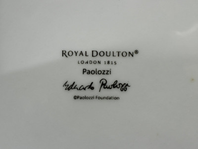 Eduardo Paolozzi for Royal Doulton Plates